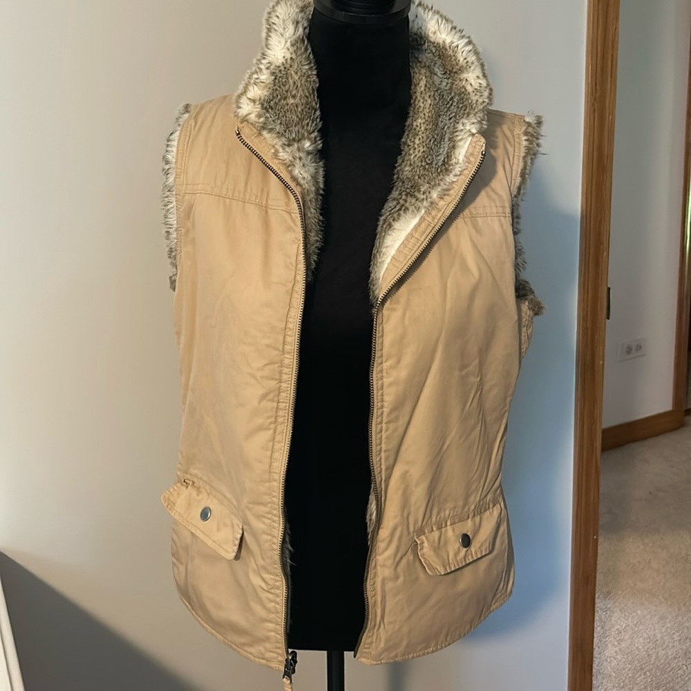 Reversible Faux Fur Vest